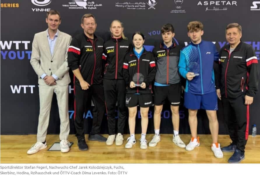 U19-Silbermedaille und Bronze beim WTT-Star-Contender in Doha