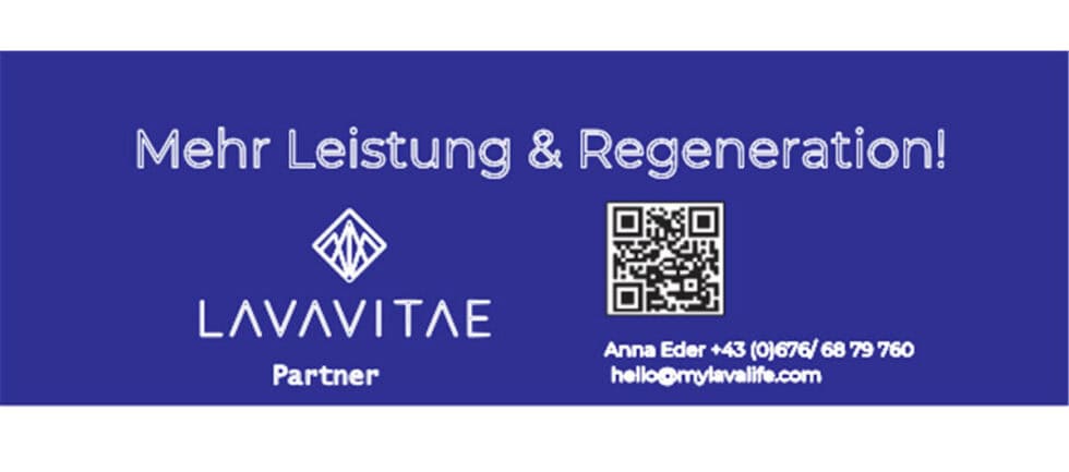 Bandensponsor Firma LAVAVITAE  – Partner Anna Eder / Linz